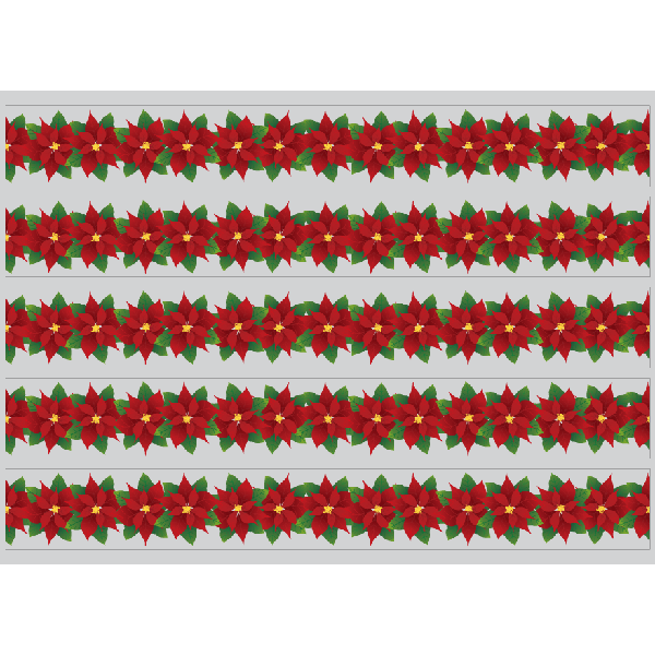 【PP】ポインセチア帯 ミニの写真