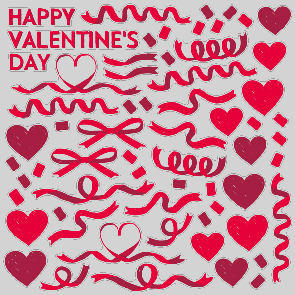 【VP】リボンハートバレンタインの写真