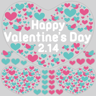 【VP】小鳥とハートbaバレンタインの写真