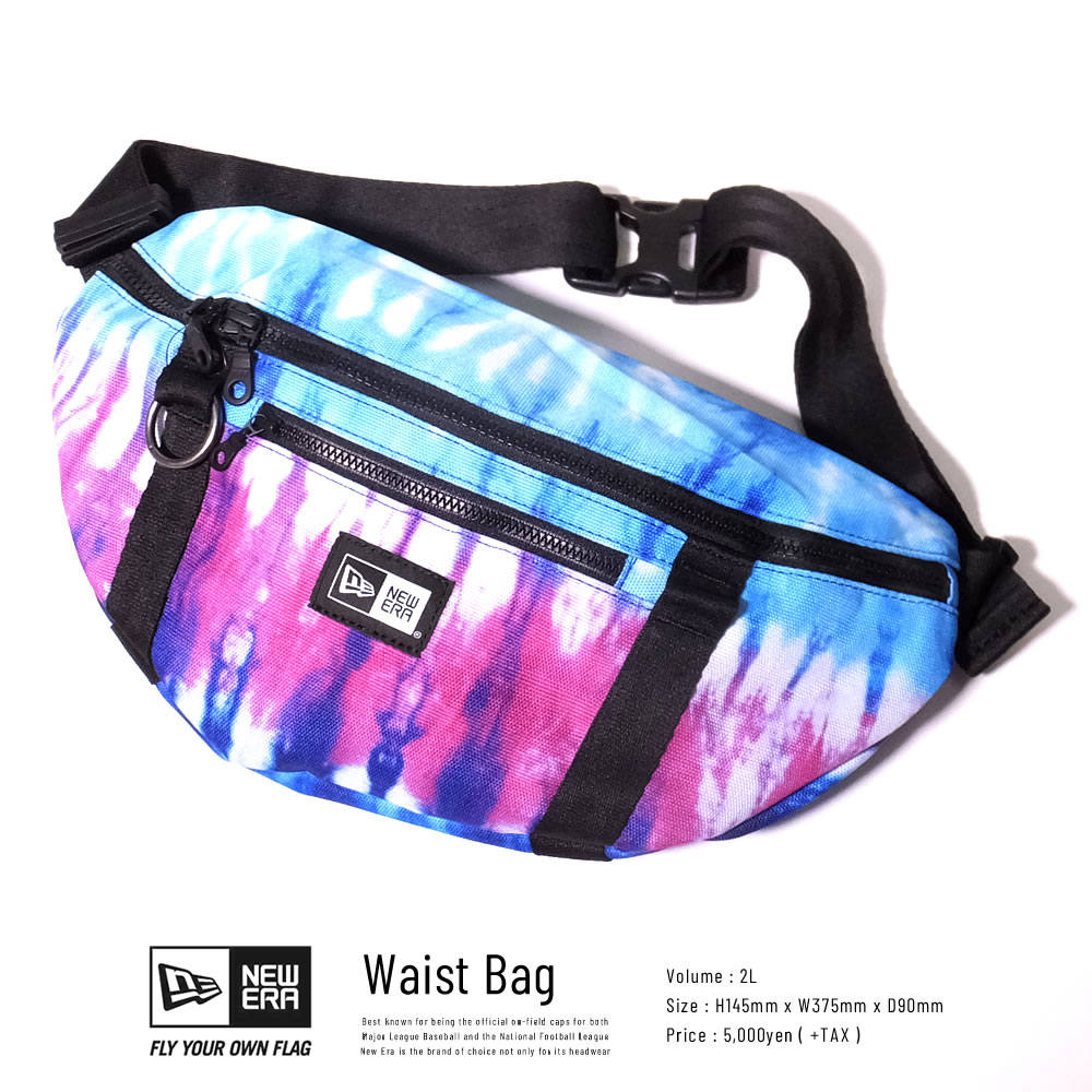 New Era ニューエラ ウエストバッグ 2l カラータイダイ ファッション メンズ カジュアル ストリート系 B系ファッション 通販