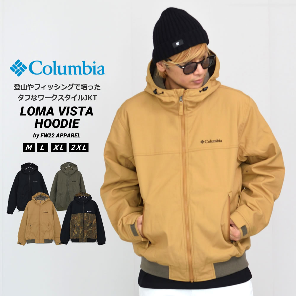 コロンビア マウンテンパーカー ジャケット メンズ アウター 裏フリース 袖中綿 Columbia ロマビスタフーディー XM4292 22v1037