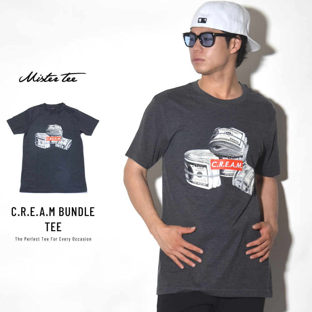 MISTER TEE ミスターティー 半袖Tシャツ C.R.E.A.M BUNDLE TEE (MT185)