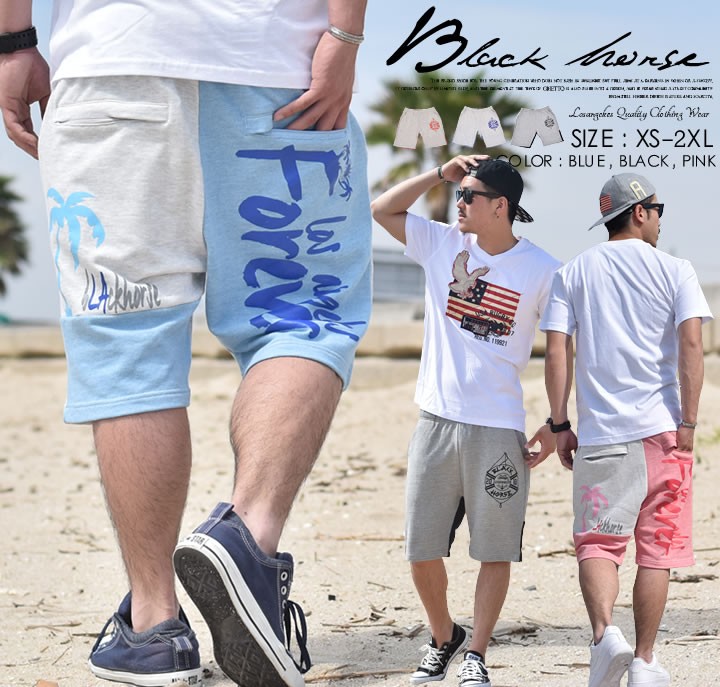 BLACK HORSE (ブラックホース) スウェットハーフパンツ BHDT012