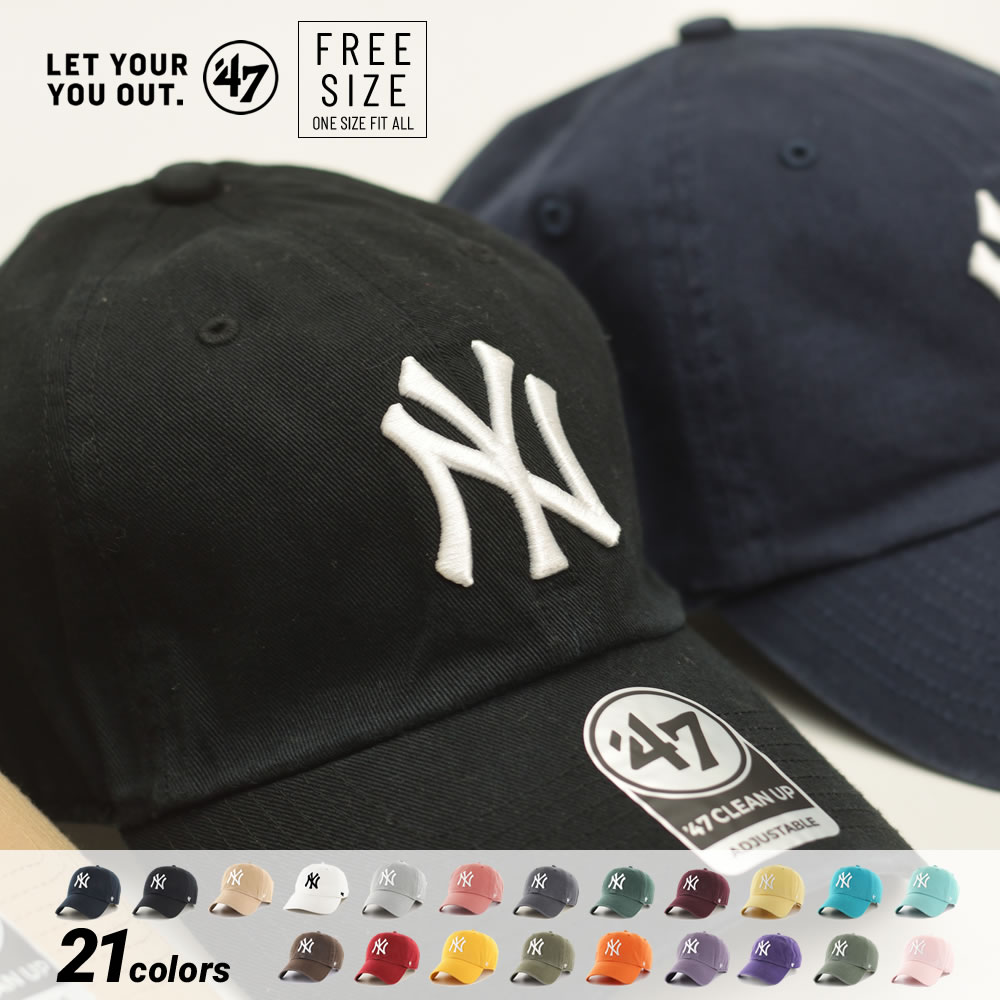 47Brand フォーティーセブンブランド キャップ 帽子 メンズ レディース クリーンナップ ニューヨーク・ヤンキース '47 CLEAN UP New York Yankees RGW17GWS cleanup-ny-yankees