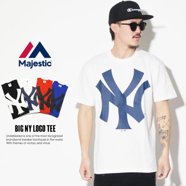 Majestic マジェスティック 半袖tシャツ Big Ny Logo Tee Mm01 Nyk 0269 7v3002 ファッション メンズ ストリート系 B系ファッション 通販