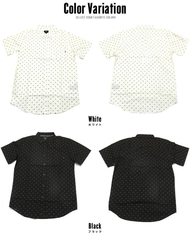 OBEY オベイ 半袖シャツ PARADAISE POINT WOVEN 18120155 7V3241
