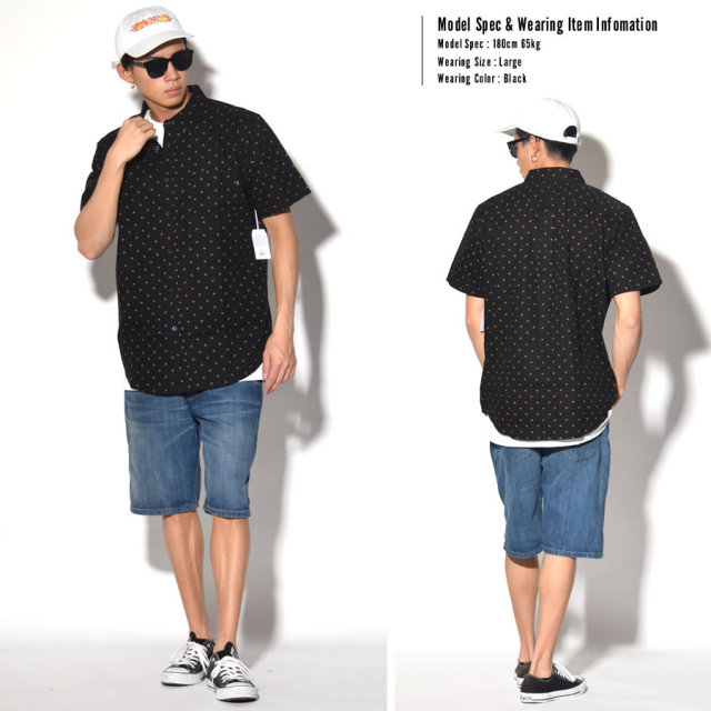 OBEY オベイ 半袖シャツ PARADAISE POINT WOVEN 18120155 7V3241