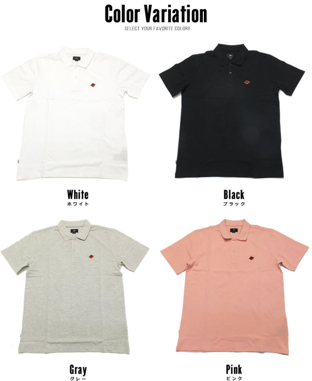 OBEY オベイ 半袖ポロシャツ ROSE S/S POLO 131090029 7V3244