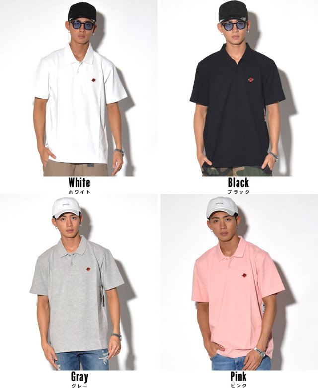 OBEY オベイ 半袖ポロシャツ ROSE S/S POLO 131090029 7V3244
