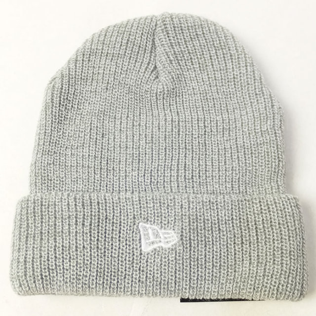 NEW ERA ニューエラ ニットキャップ SOFT CUFF KNIT ライトグレー ホワイトヘザー 11474279 7V9259