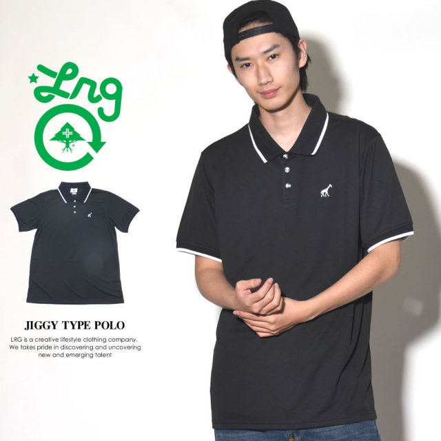 LRG エルアールジー ポロシャツ メンズ JIGGY TYPE POLO (J181003)