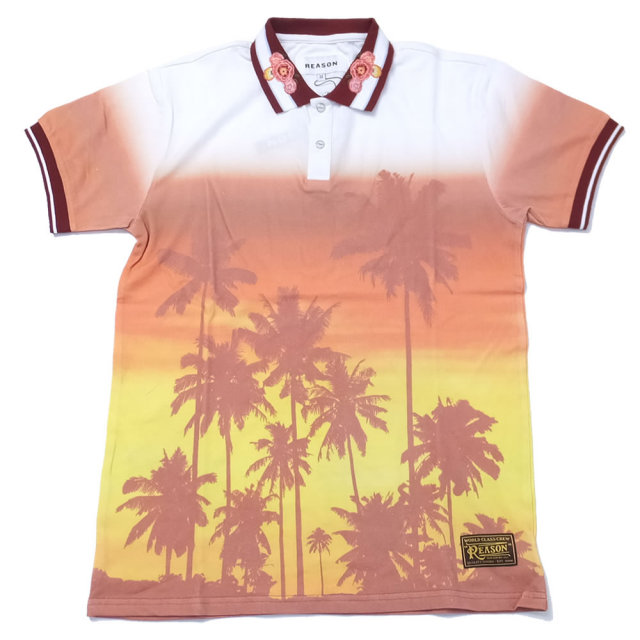 REASON リーズン ポロシャツ PALM POLO (Q8-108)