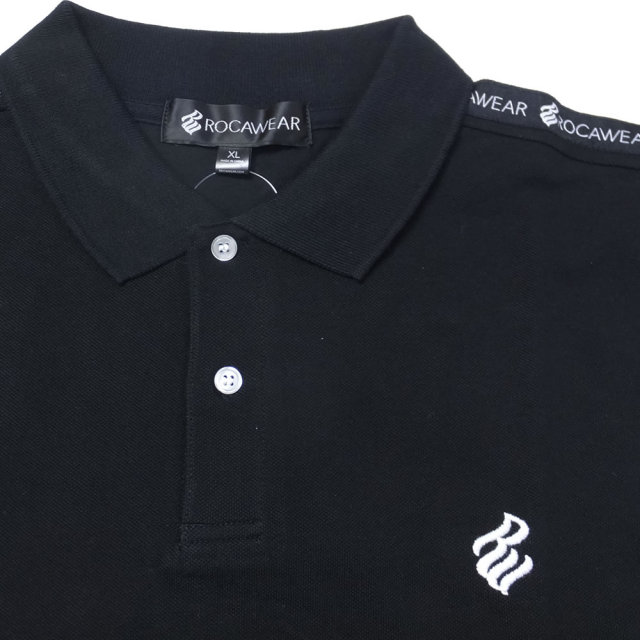 ROCA WEAR ロカウェア ポロシャツ RW TAPE PIQUE POLO (RW181K22)