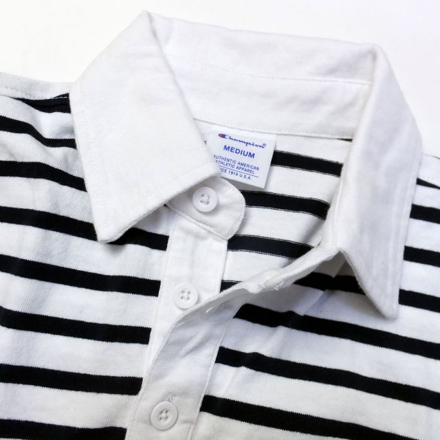 CHAMPION チャンピオン ポロシャツ BASIC BORDER JERSEY POLO SHIRT (C3-M356)