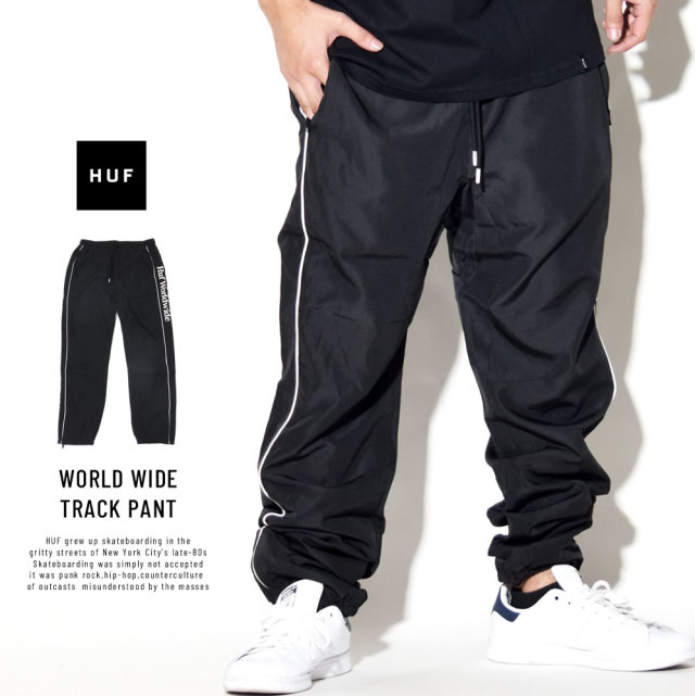 HUF ハフ トラックパンツ WORLD WIDE TRACK PANT PT00067