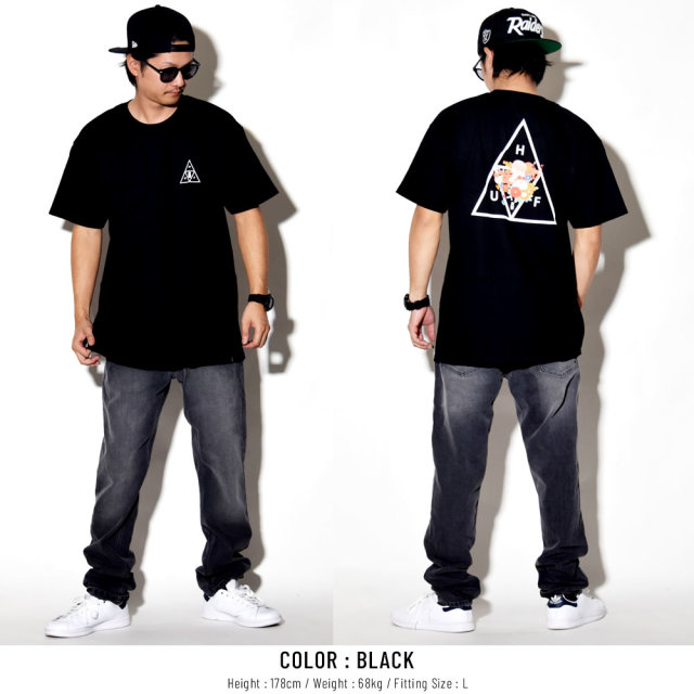 HUF ハフ 半袖Tシャツ MEMORIAL TRIANGLE S/S TEE TS00389
