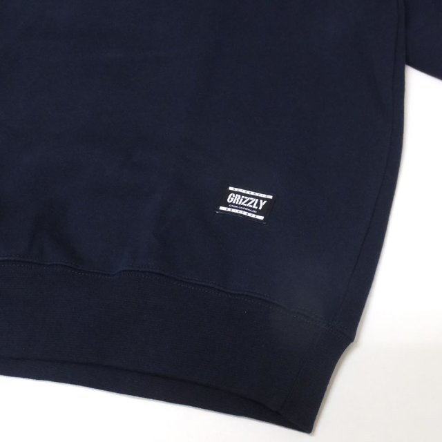 Grizzly Griptape トレーナー OG BEAR EMBROIDERED CREWNECK GMA1706P04