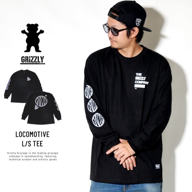 Grizzly Griptape 長袖Tシャツ LOCOMOTIVE L/S TEE GMC1802P15