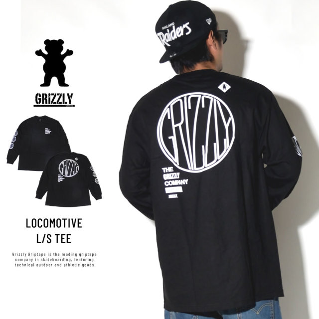 Grizzly Griptape 長袖Tシャツ LOCOMOTIVE L/S TEE GMC1802P15