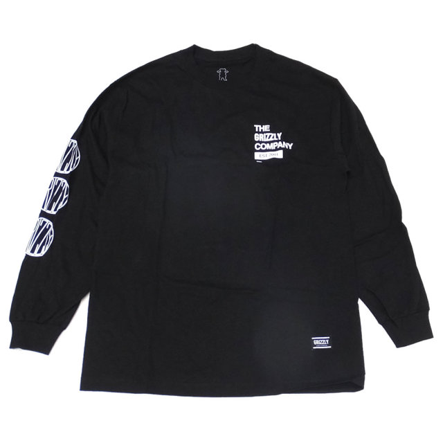 Grizzly Griptape 長袖Tシャツ LOCOMOTIVE L/S TEE GMC1802P15