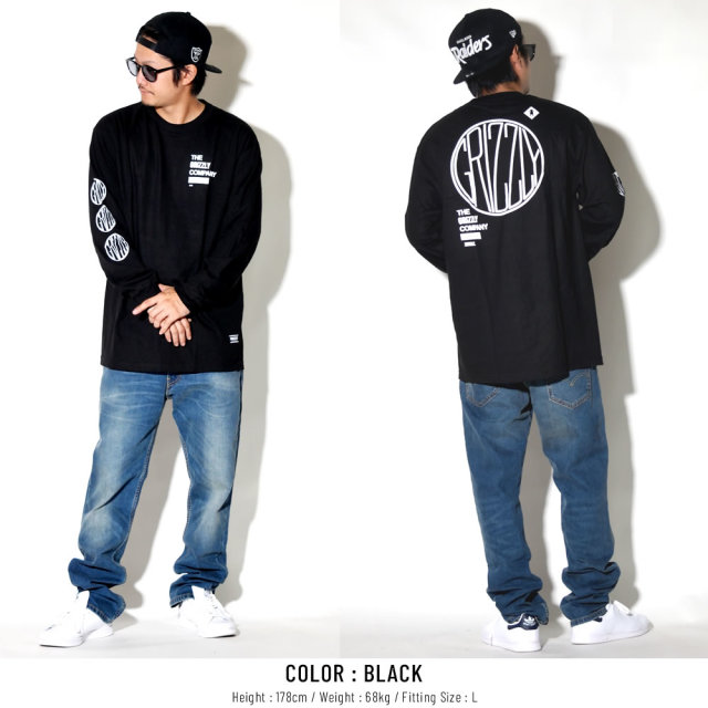 Grizzly Griptape 長袖Tシャツ LOCOMOTIVE L/S TEE GMC1802P15