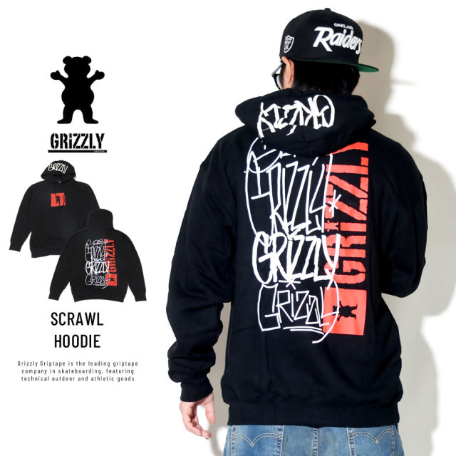 Grizzly Griptape プルオーバーパーカー SCRAWL HOODIE GMC1808P07