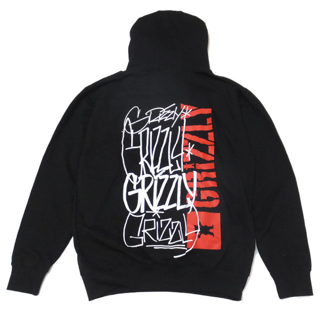 Grizzly Griptape プルオーバーパーカー SCRAWL HOODIE GMC1808P07