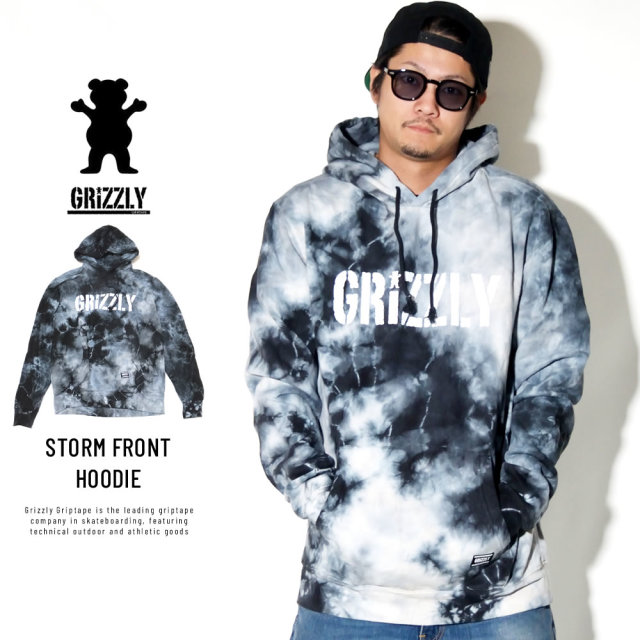 Grizzly Griptape プルオーバーパーカー STORM FRONT HOODIE GMC1808P12