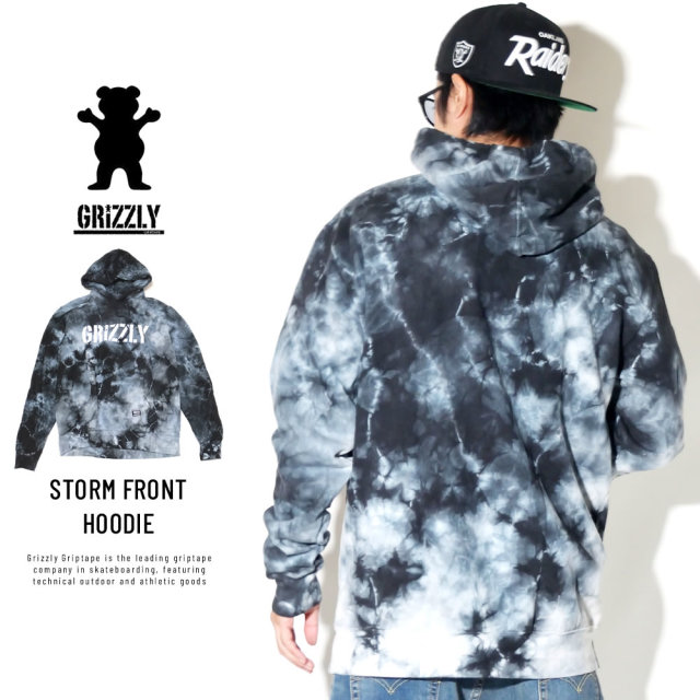 Grizzly Griptape プルオーバーパーカー STORM FRONT HOODIE GMC1808P12