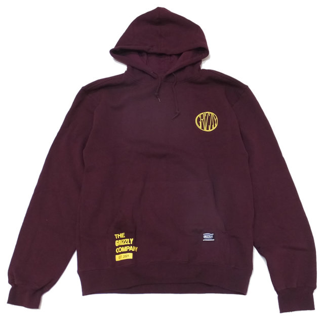 Grizzly Griptape プルオーバーパーカー LOCOMOTIVE HOODIE GMC1808P17