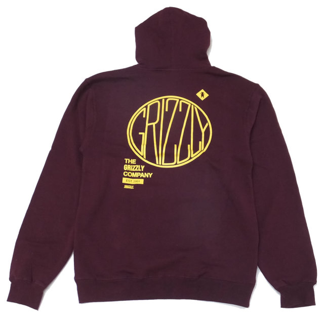 Grizzly Griptape プルオーバーパーカー LOCOMOTIVE HOODIE GMC1808P17