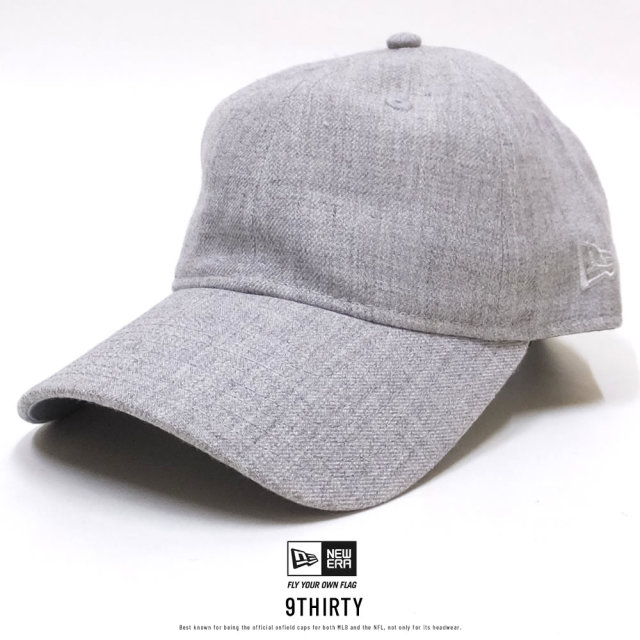 NEW ERA ニューエラ カーブバイザーキャップ 9THIRTY クロスストラップ ヘザーグレー 11781568