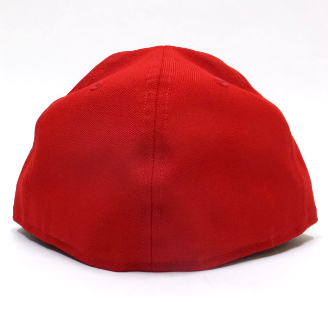 NEW ERA ニューエラ コラボ フラットバイザーキャップ 59FIFTY ゲゲゲの鬼太郎 目玉おやじ ニューエラキャップスタイル スカーレット 11785103