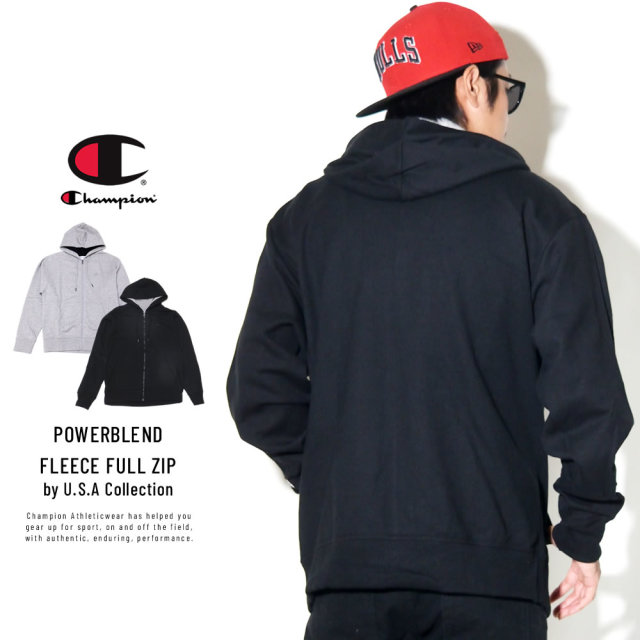 CHAMPION チャンピオン ジップパーカー POWERBLEND FLEECE FULL ZIP S0891