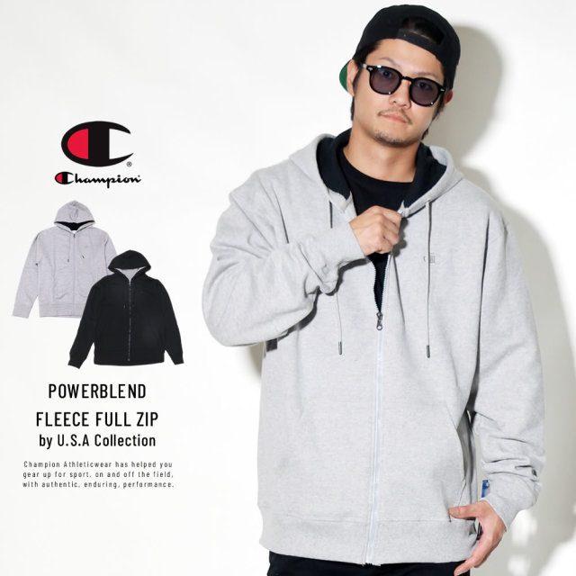 CHAMPION チャンピオン ジップパーカー POWERBLEND FLEECE FULL ZIP S0891