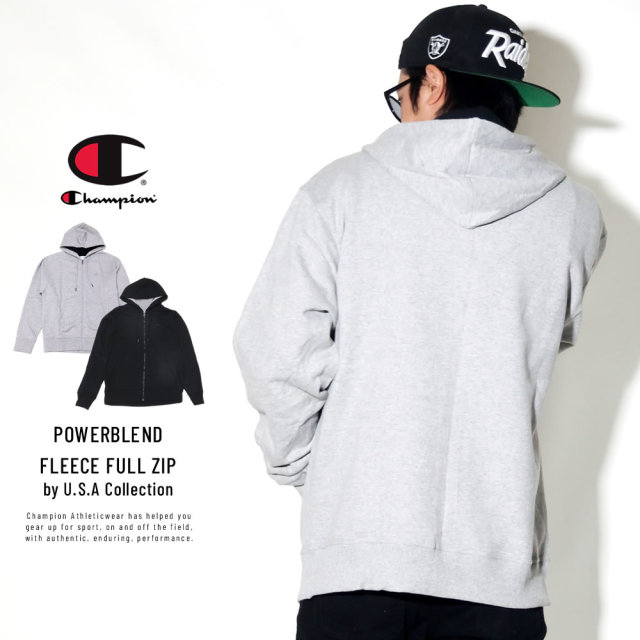 CHAMPION チャンピオン ジップパーカー POWERBLEND FLEECE FULL ZIP S0891