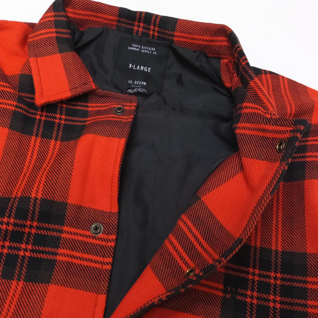 10DEEP テンディープ コーチジャケット FLANNEL COACHES JACKET 183TD0202