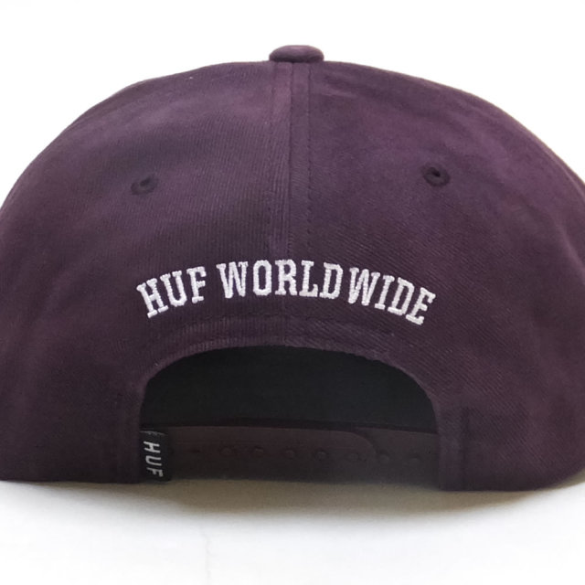 HUF ハフ フラットバイザーキャップ TRIPLE ROSE SNAPBACK HT00284