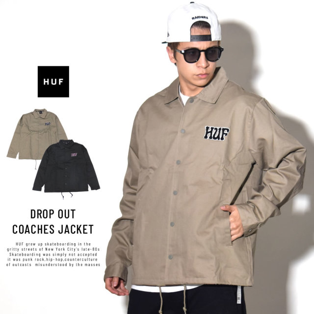 HUF ハフ コーチジャケット DROP OUT COACHES JACKET JK00110