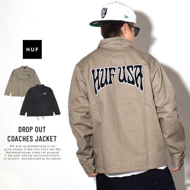 HUF ハフ コーチジャケット DROP OUT COACHES JACKET JK00110