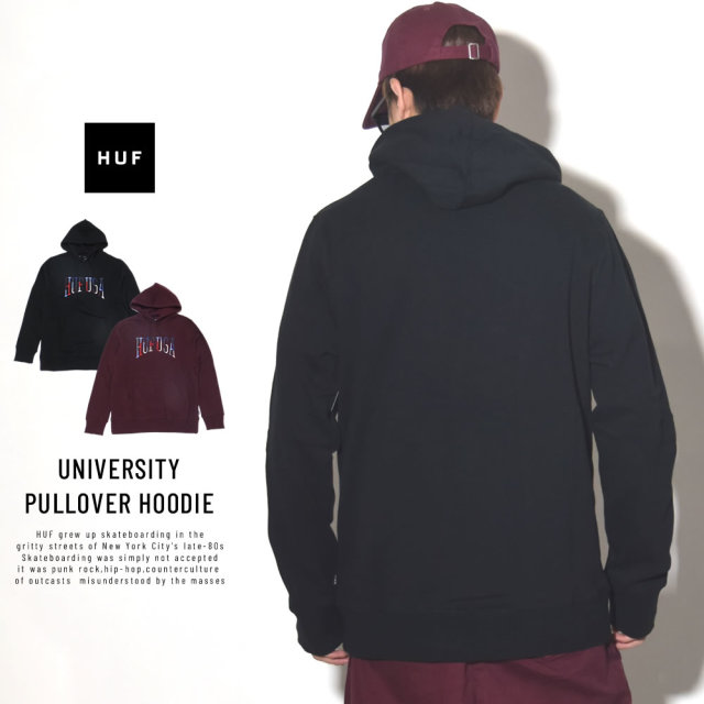 HUF ハフ プルオーバーパーカー UNIVERSITY PULLOVER HOODIE PF00089