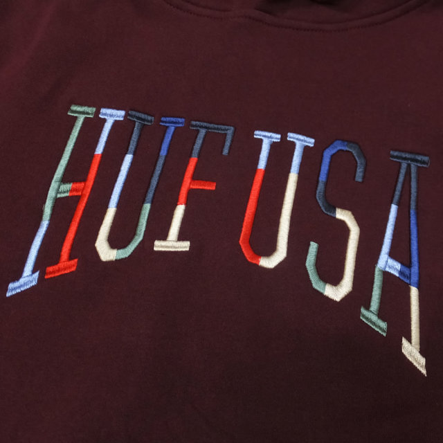 HUF ハフ プルオーバーパーカー UNIVERSITY PULLOVER HOODIE PF00089