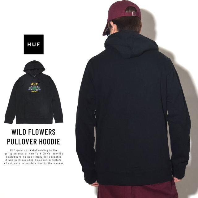 HUF ハフ プルオーバーパーカー WILD FLOWERS PULLOVER HOODIE PF00090