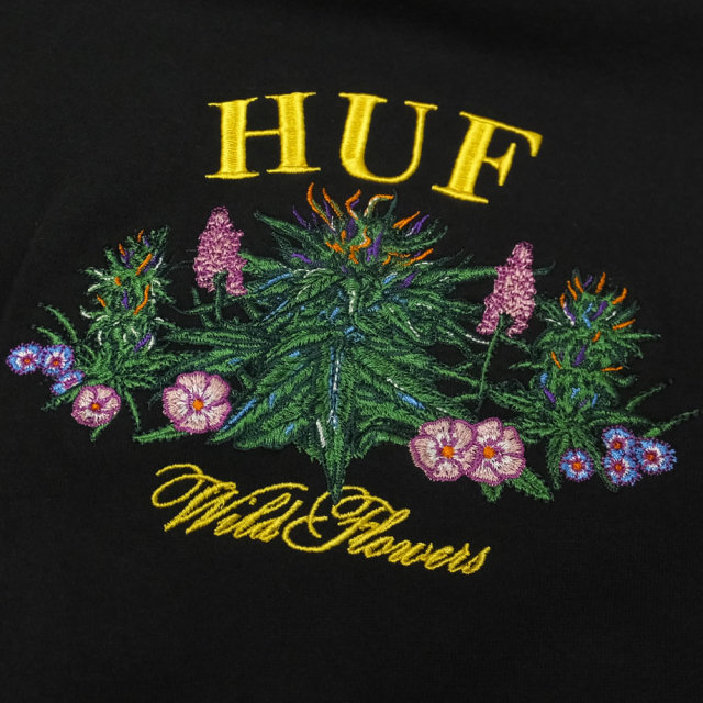 HUF ハフ プルオーバーパーカー WILD FLOWERS PULLOVER HOODIE PF00090