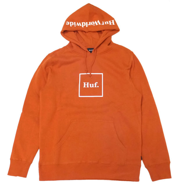 HUF ハフ プルオーバーパーカー BOX LOGO PULLOVER HOODIE PF00098