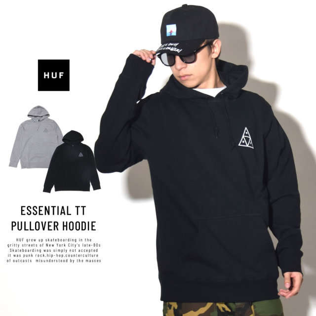 HUF ハフ プルオーバーパーカー ESSENTIAL TT PULLOVER HOODIE PF00100