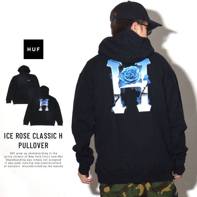 HUF ハフ プルオーバーパーカー ICE ROSE CLASSIC H PULLOVER PF00134