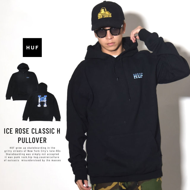 HUF ハフ プルオーバーパーカー ICE ROSE CLASSIC H PULLOVER PF00134