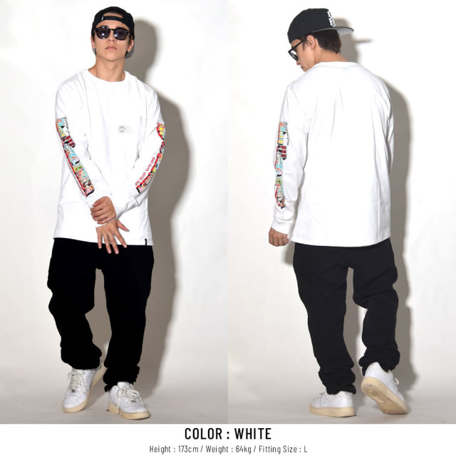 HUF ハフ 長袖Tシャツ GREETINGS L/S POCKET TEE TS00462
