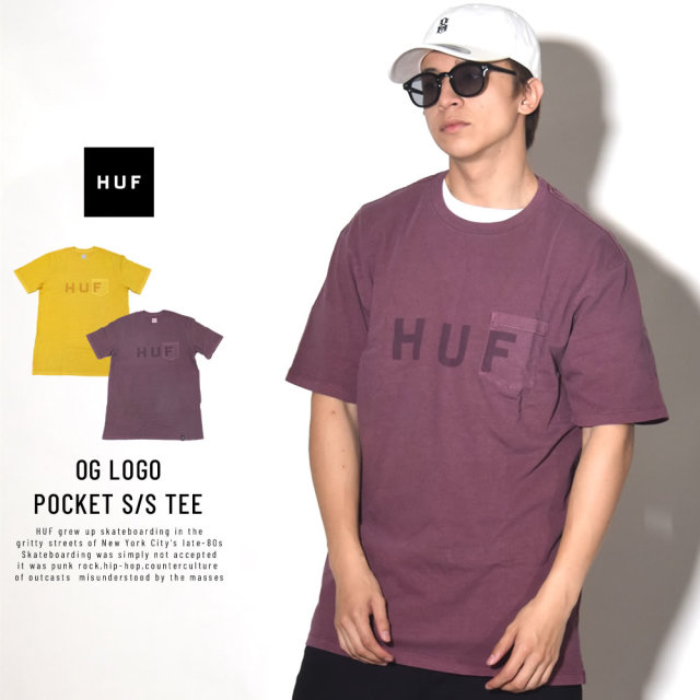 HUF ハフ 半袖Tシャツ OG LOGO POCKET S/S TEE TS00469